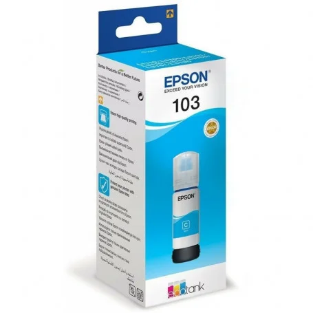 Epson 103 Cyan - Bouteille d'encre Epson EcoTank d'origine